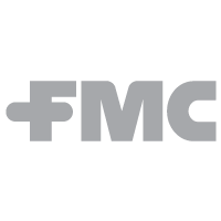 Logo de FMC, cliente en diseño de etiquetas